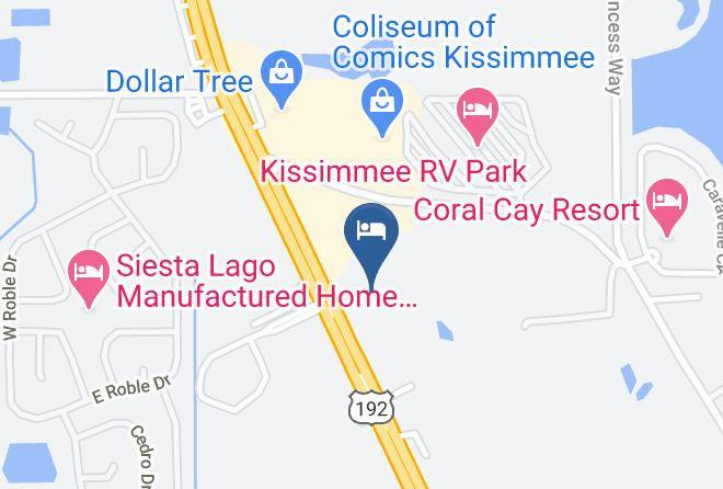 Knights Inn Kissimmee Map