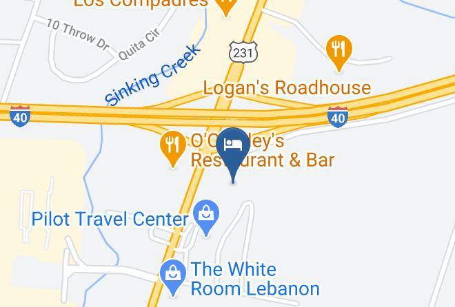 Wilson - Knights Inn Lebanon Maps