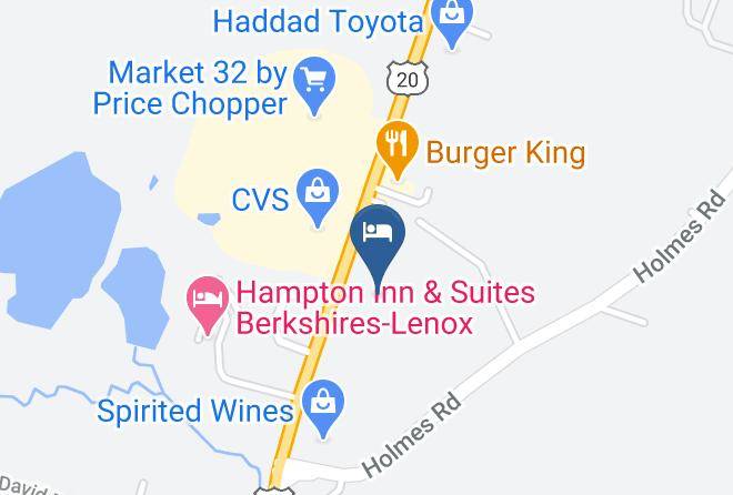 Berkshire - Knights Inn Lenox Maps