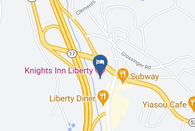 Sullivan - Knights Inn Liberty Maps