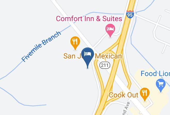 Robeson - Knights Inn Lumberton Maps