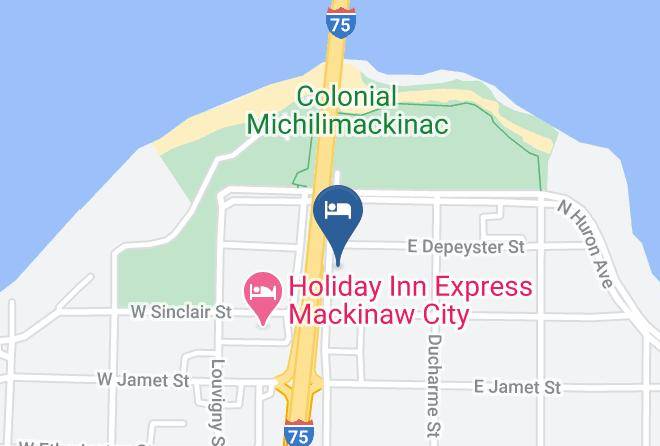 Cheboygan County - Knights Inn Mackinaw City Maps