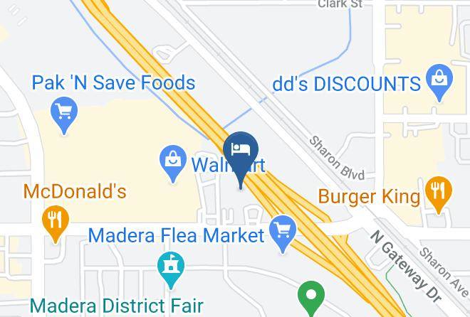 Madera - Knights Inn Madera Maps