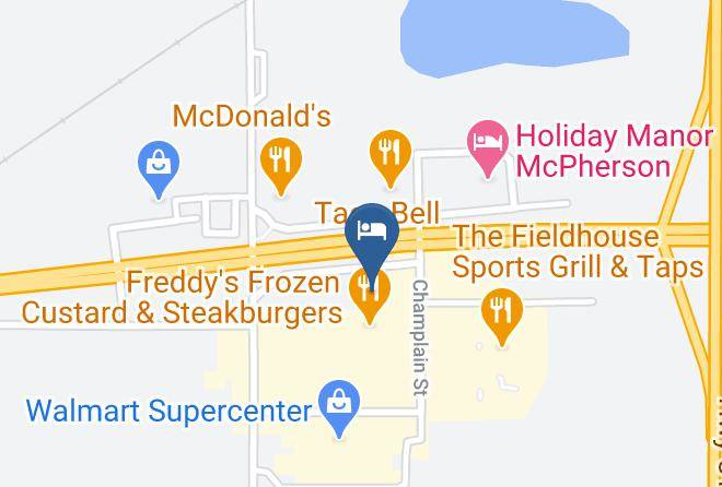 Mcpherson - Knights Inn Mcpherson Maps