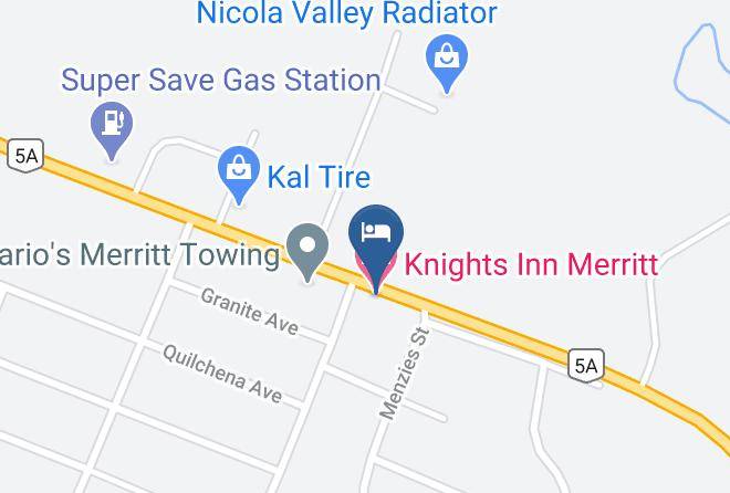 Thompson Nicola - Knights Inn Merritt Maps
