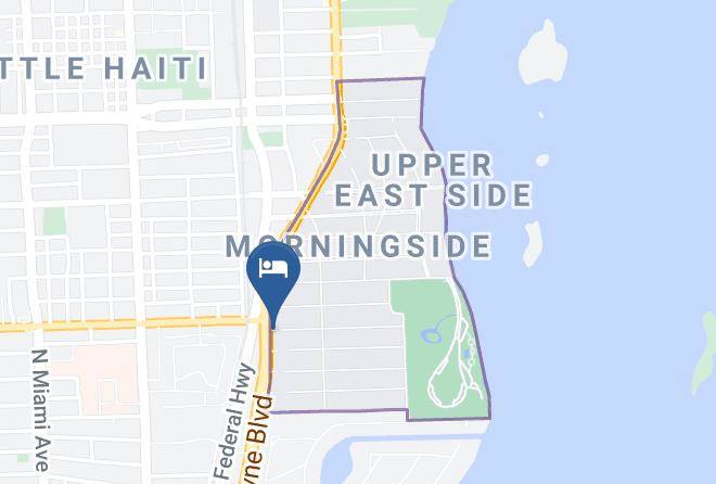 Miami Dade - Travelodge By Wyndham Miami Biscayne Bay Maps