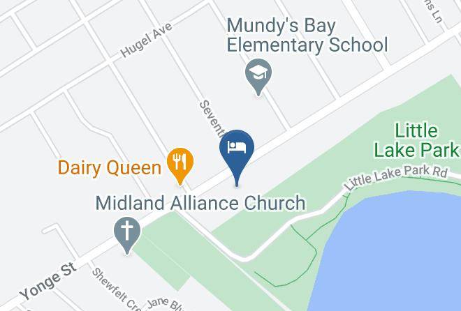 Simcoe - Knights Inn Midland On Maps