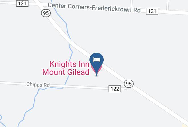 Morrow - Knights Inn Mount Gilead Maps
