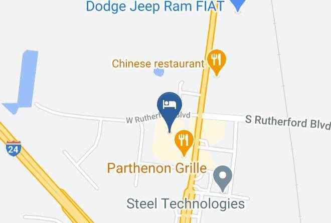 Rutherford - Americas Best Value Inn & Suites Murfreesboro Maps