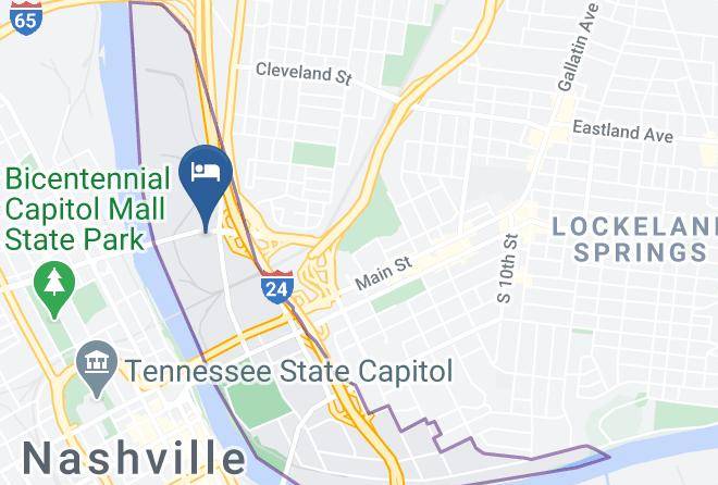 Davidson - Knights Inn Nashville Maps