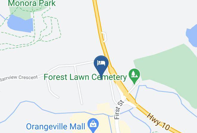 Dufferin - Knights Inn Orangeville Maps