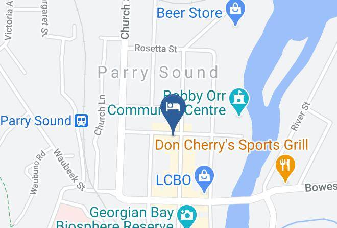 Parry Sound - Knights Inn Parry Sound Maps