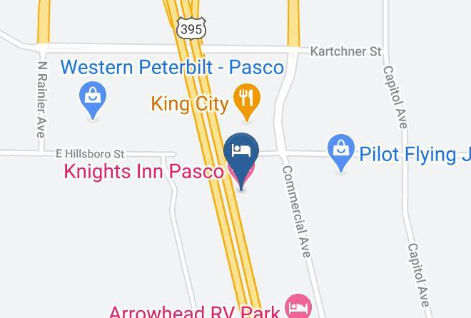 Franklin - Knights Inn Pasco Maps