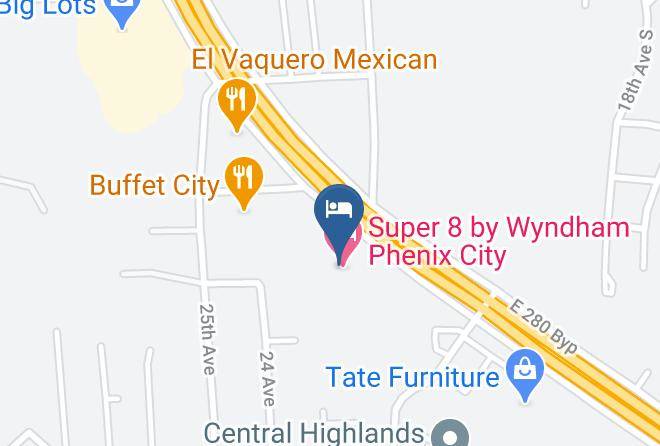 Knights Inn Phenix City Near Columbus Map