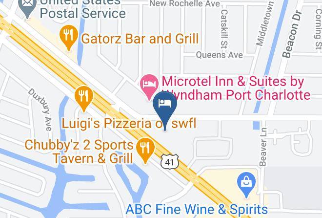 Charlotte - Knights Inn Port Charlotte Maps