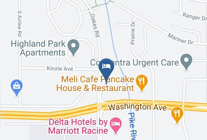 Racine - Knights Inn Racine Maps