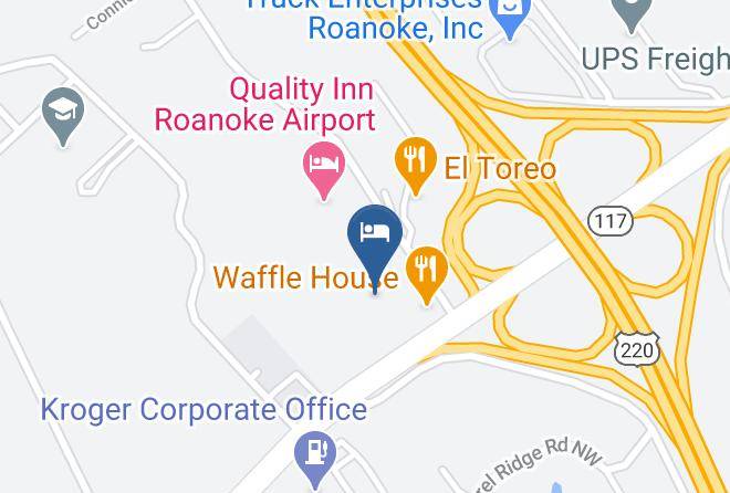 Roanoke - Knights Inn Roanoke Maps