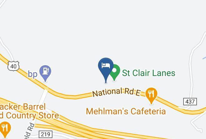 Belmont - Knights Inn Saint Clairsville Maps