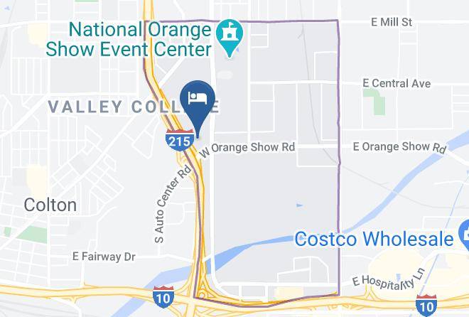 San Bernardino - Knights Inn San Bernardino Maps
