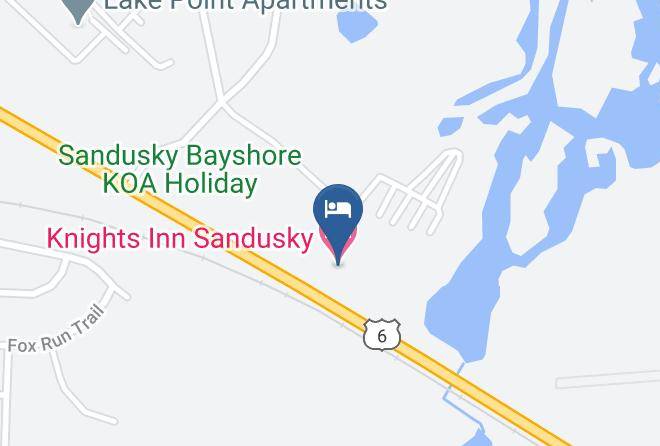 Erie - Knights Inn Sandusky Maps