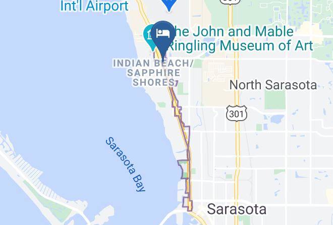 Knights Inn Sarasota Map