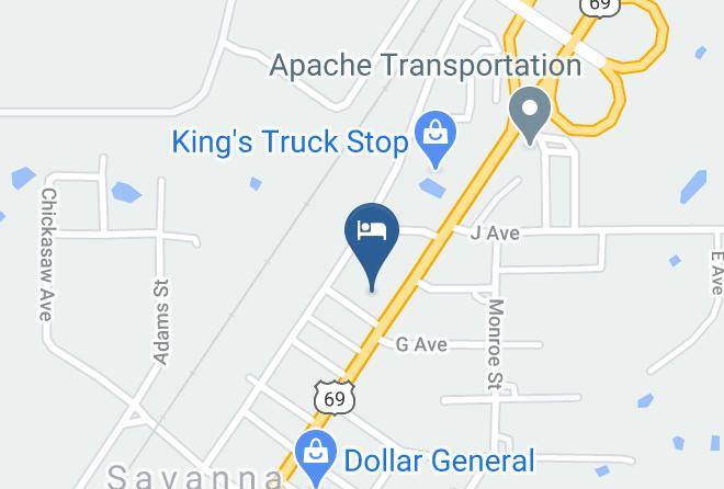 Pittsburg - Knights Inn Savanna Maps