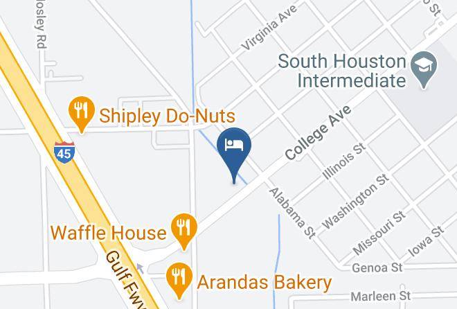 Harris - Knights Inn South Houston Maps