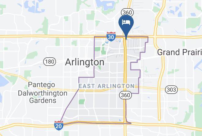 Tarrant - Red Roof Inn Arlington Maps