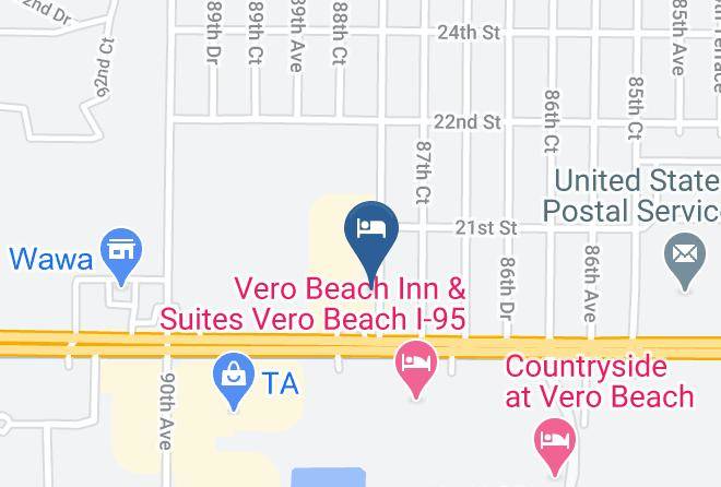 Indian River - Knights Inn Vero Beach West Maps