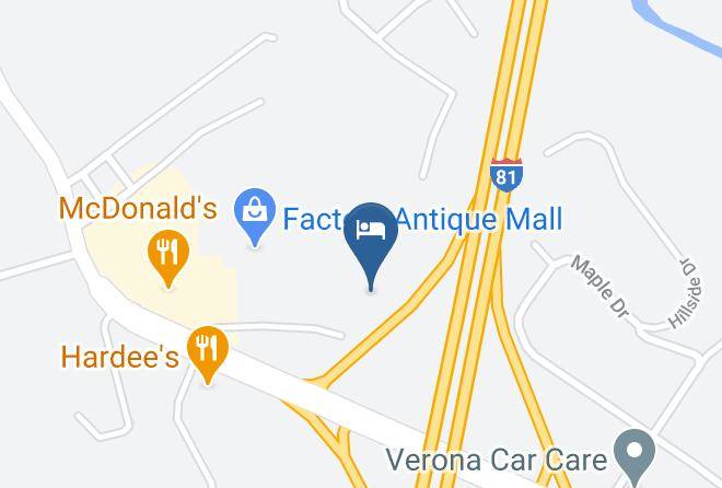 Augusta - Quality Inn Verona Staunton North Maps