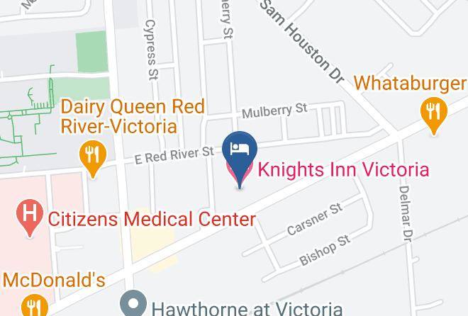 Victoria - Knights Inn Victoria Maps