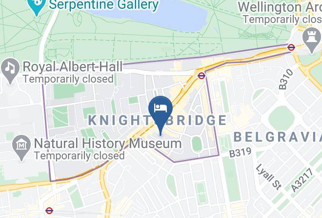 London - Knightsbridge Hotel Maps
