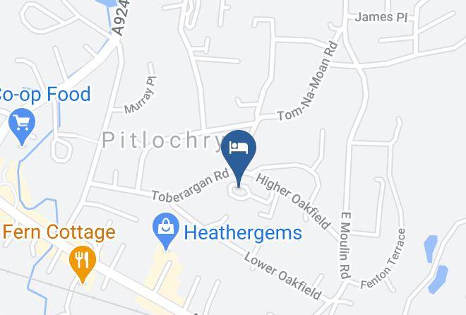 Perth And Kinross - Knockendarroch Hotel & Restaurant Maps