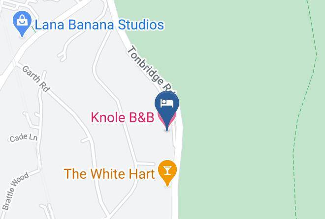 Kent - Knole B&b Maps