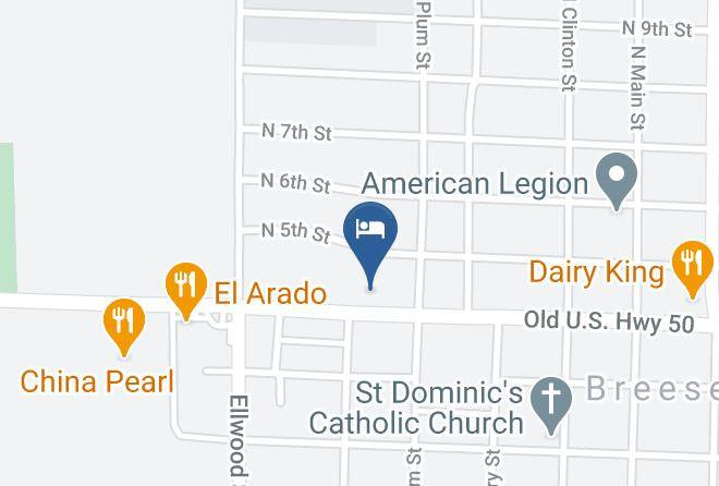 Clinton - Knotty Pine Inn & Motel Maps