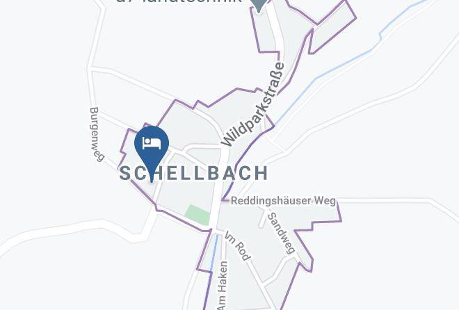 Schwalm Eder Kreis - Knullhotel Tann Eck Maps
