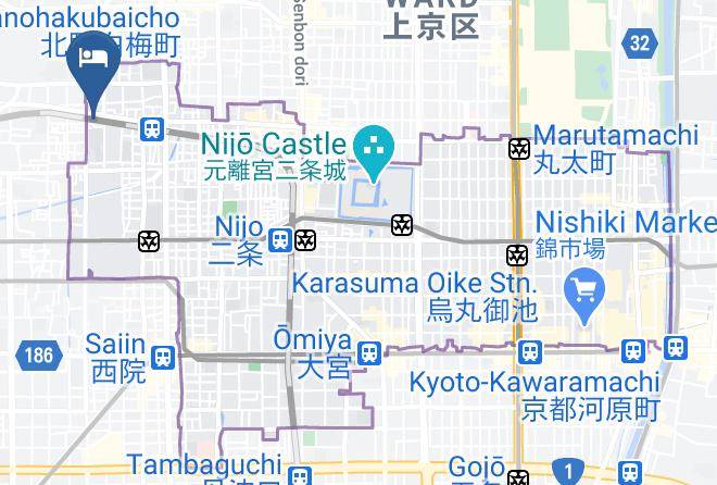 Kyoto City Nakagyo Ward - Koan Kyomachi Maps