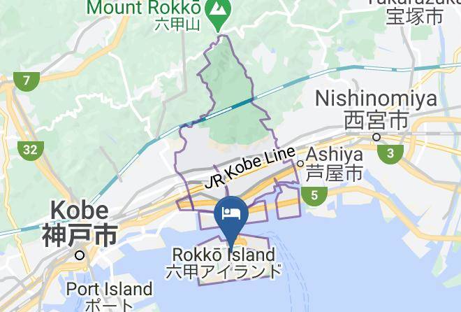 Kobe City Higashinada Ward - Kobe Bay Sheraton Hotel & Towers Maps