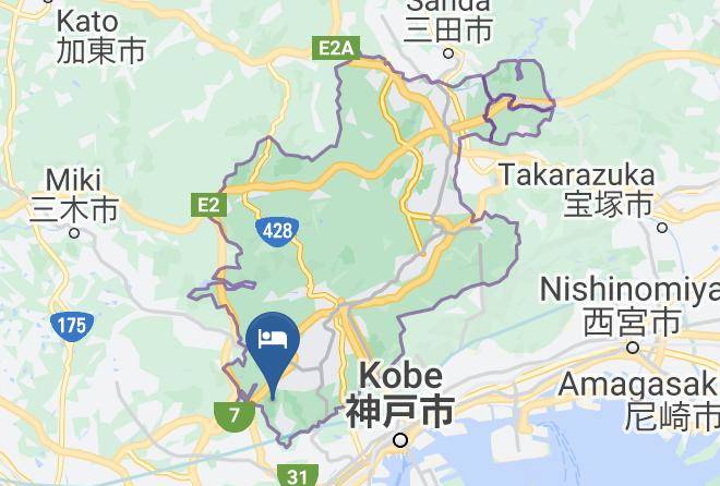 Kobe City Kita Ward - Kobe Capsule Hotel Seki Maps