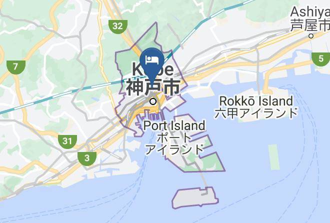 Kobe City Chuo Ward - Kobe Capsule Hotel Seki Maps