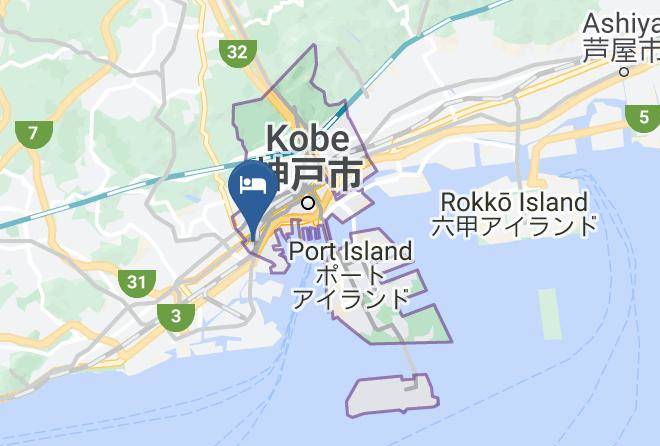 Kobe City Chuo Ward - Kobe City Gardens Hotel Maps