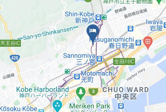 Kobe City Chuo Ward - Kobe Kitanozaka Hotel Maps