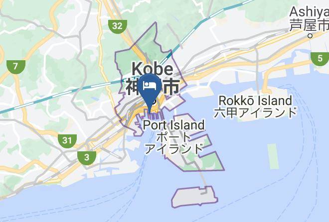 Kobe City Chuo Ward - Kobe Minato Onsen Ren Maps