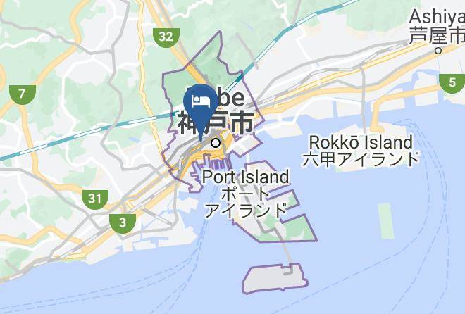 Kobe City Chuo Ward - Kobe Plaza Hotel Maps