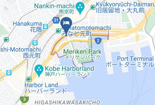 Kobe Port Tower Hotel Map