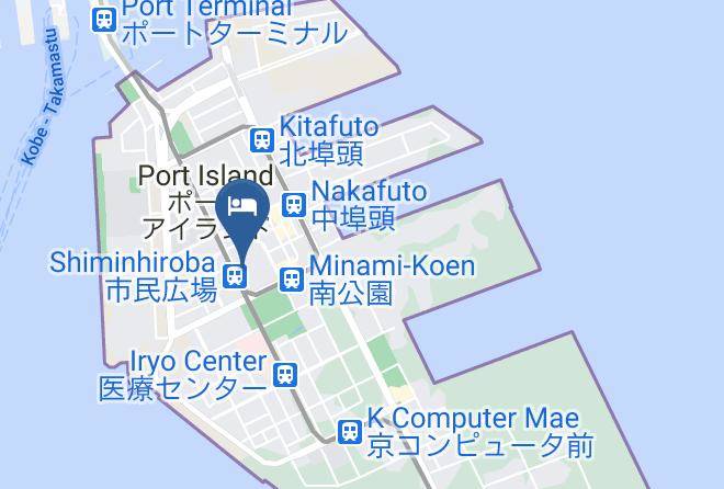 Kobe City Chuo Ward - Kobe Portopia Hotel Maps