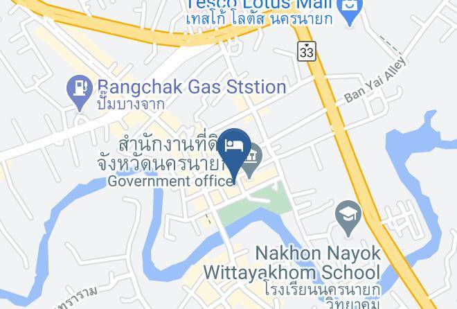 Amphoe Mueang Nakhon Nayok - Kobkuea Palace Hotel Maps