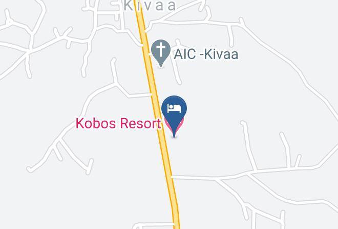 Machakos - Kobos Resort Maps