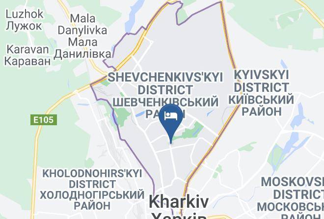 Kharkiv - Kobzar Hotel Maps