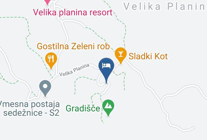 Kamnik - Koca Ojstrica Fairytale On Velika Planina Maps